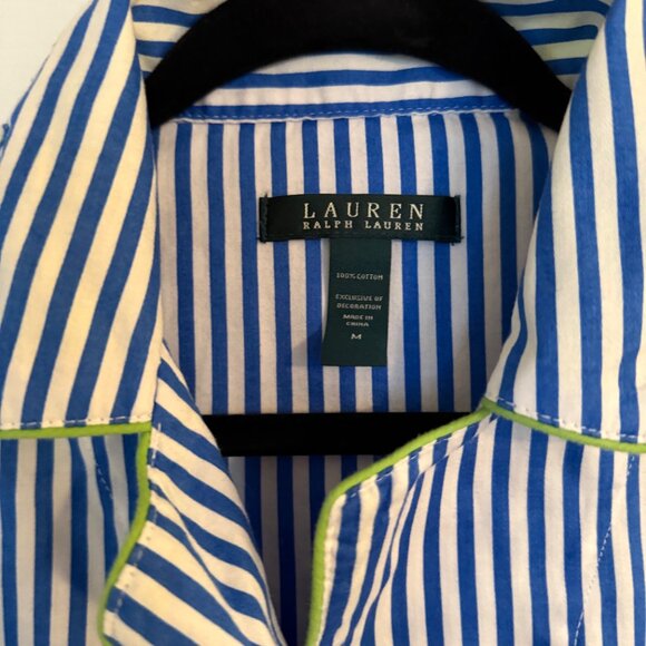 Lauren Ralph Lauren Cotton Sleep Set, Pajamas Women M - Picture 2 of 7